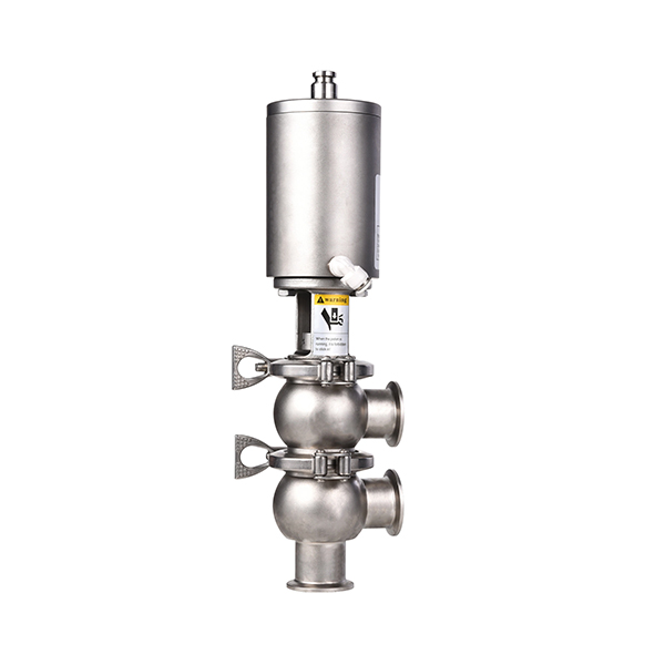 Sanitary Stainless Steel Pneumatic Clamped Reversing Valve Minghe Stainless Steel