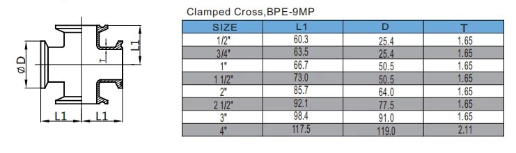 Clamped Cross,BPE-9MP